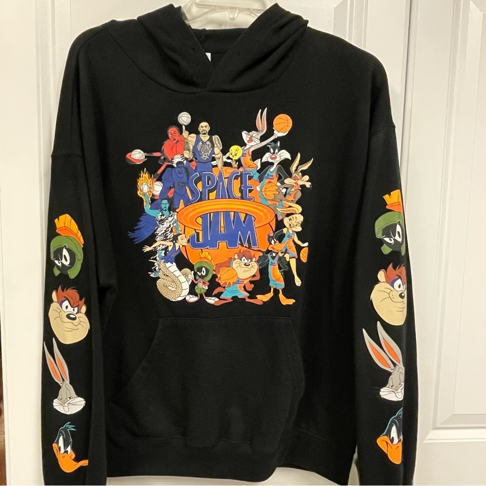 2021 Space Jam: A New Legacy Hoodie Men's Size L Tune Squad Goon Squad LeBron